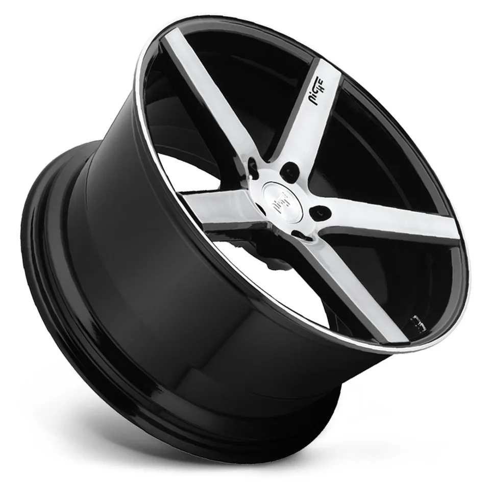 Niche Milan Brushed w/ Gloss Black M124 2 of 4