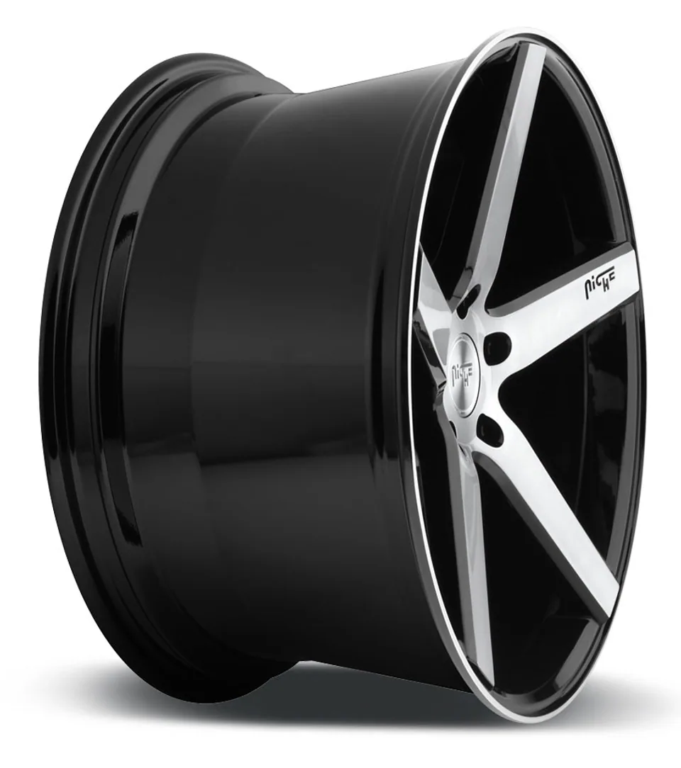 Niche Milan Brushed w/ Gloss Black M124 4 of 4