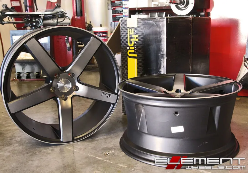 Niche Milan Matte Black Machined w/ Tint M134 3 of 3
