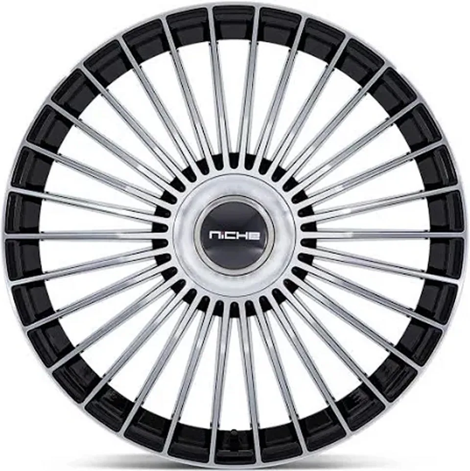 Niche Serene Gloss Black Machined NC282 5x4.25/108 2 of 3