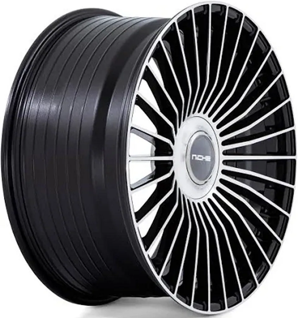 Niche Serene Gloss Black Machined NC282 5x4.25/108 3 of 3