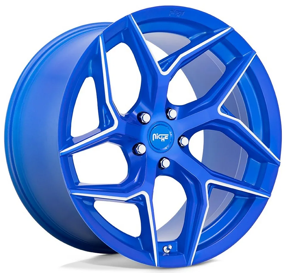 Niche Torsion Anodized Blue Milled M268 1 of 3