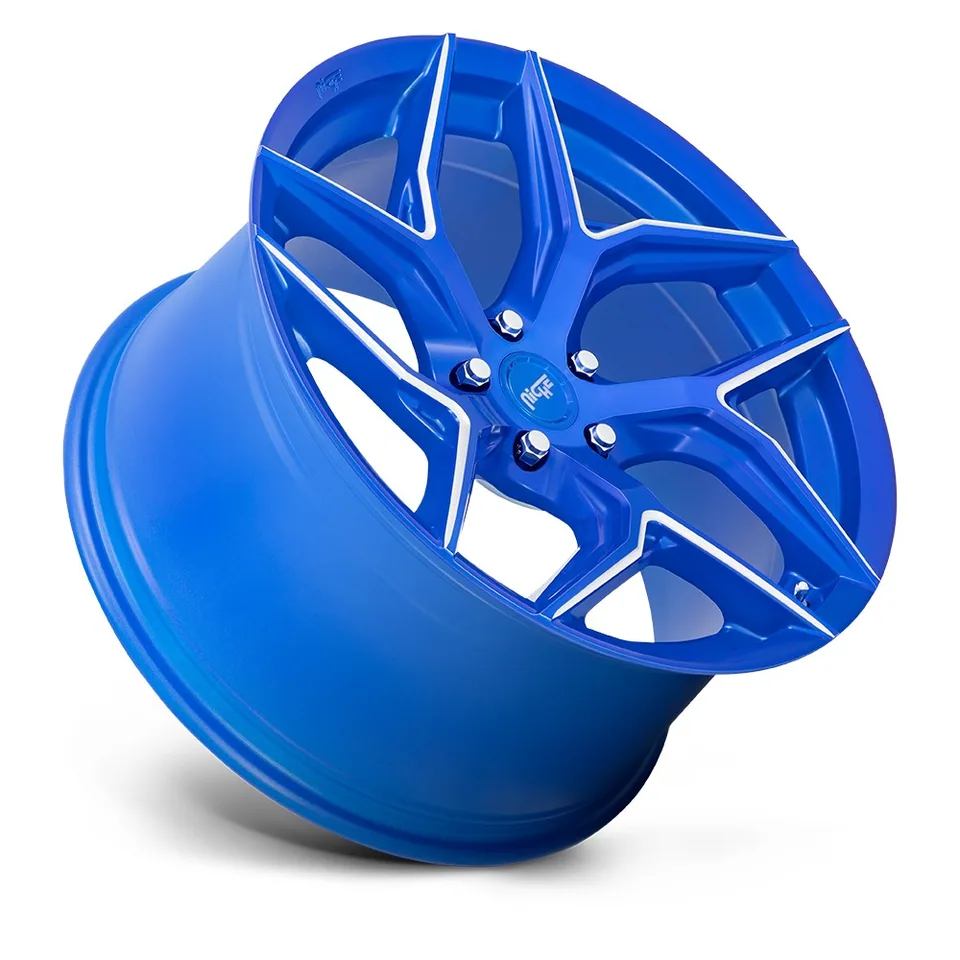 Niche Torsion Anodized Blue Milled M268 3 of 3
