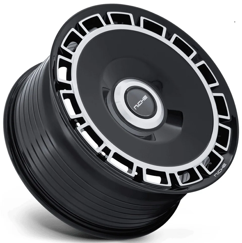 Niche Venice Gloss Black Machined NC287 5x112 | 3 of 3