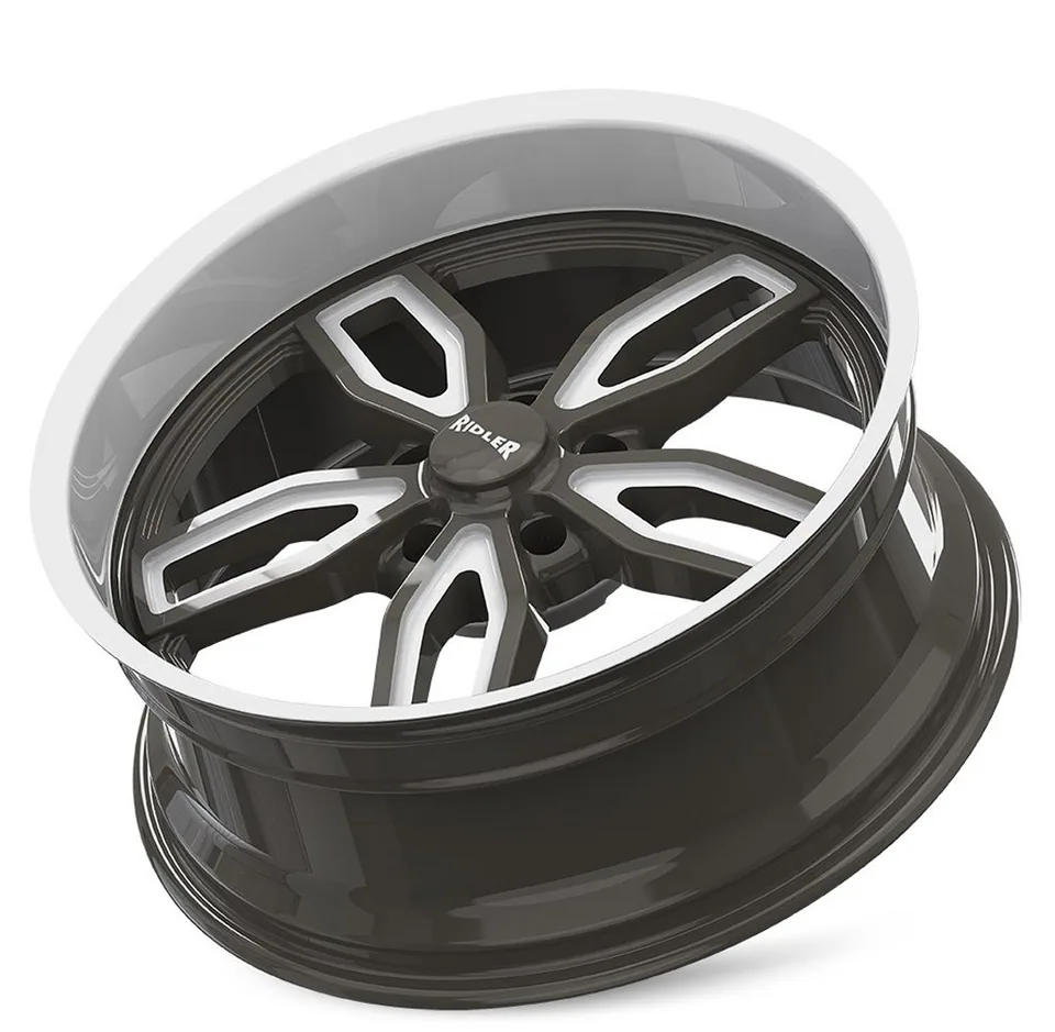 Ridler 608 Grey w/ Milled Spokes 1 of 2