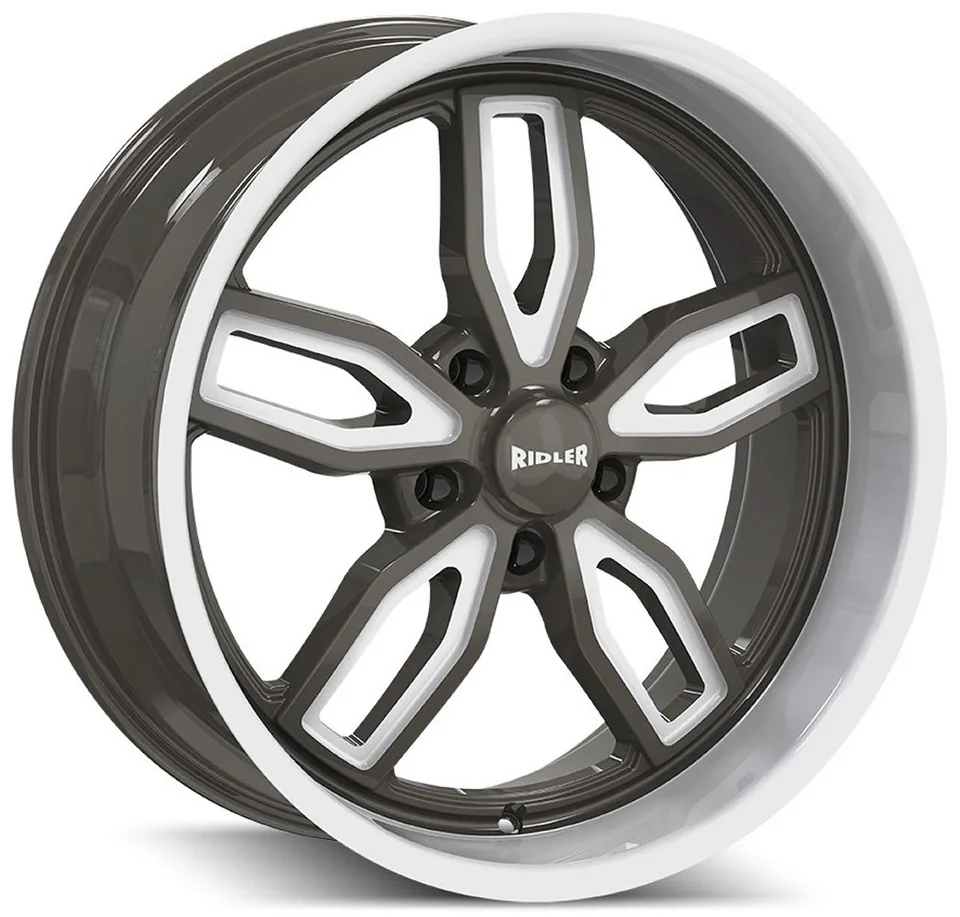 Ridler 608 Grey w/ Milled Spokes 2 of 2