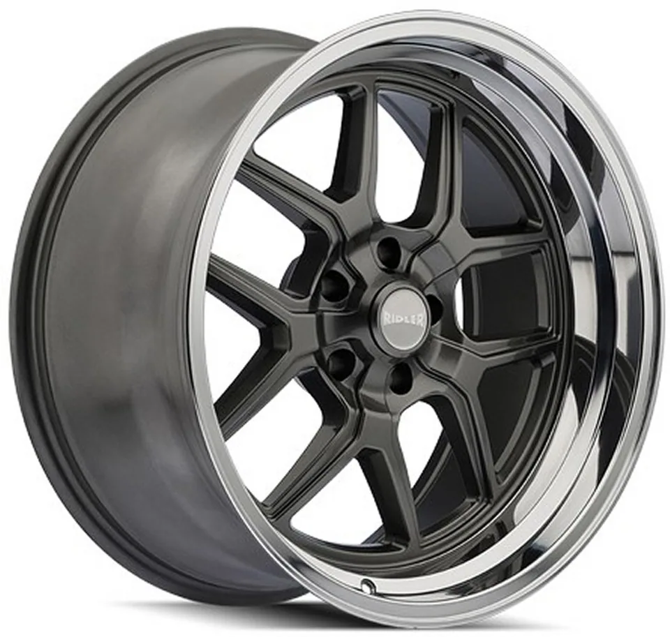 Ridler 610 Grey w/ Polished Lip 1 of 3