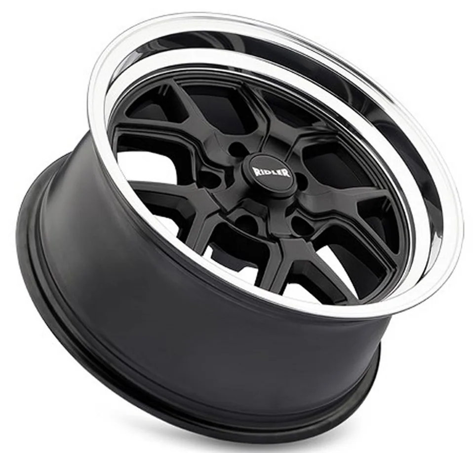 Ridler 610 Matte Black w/ Polished Lip 3 of 3