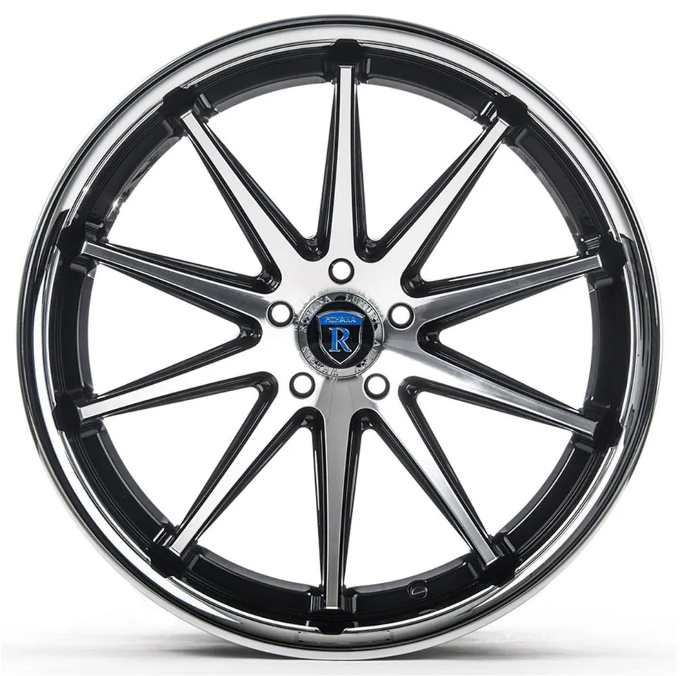 Rohana RC10 Black Machined w/ Chrome Stainless Steel Lip 2 of 5