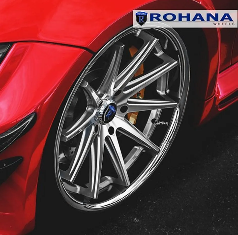 Rohana RC10 Silver Machined w/ Chrome Stainless Steel Lip 3 of 3