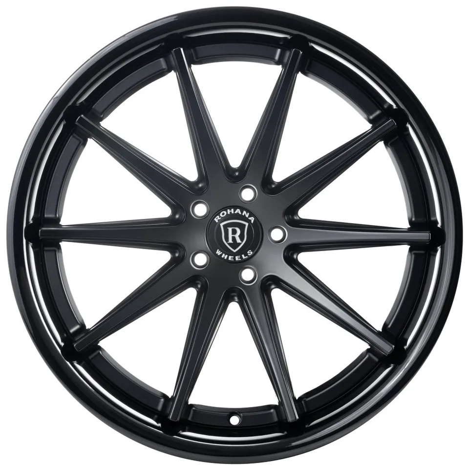 Rohana RFC10 Matte Black w/ Gloss Black Lip 2 of 2