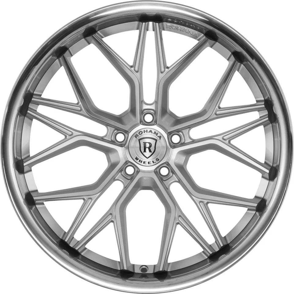 Rohana RFC3 Silverr Machined w/ Chrome Lip w/ Chrome Lip 2 of 2