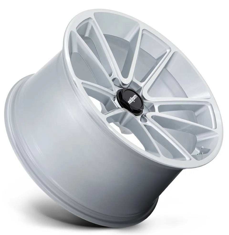 Rotiform BTL Gloss Silver Machined R192 3 of 3