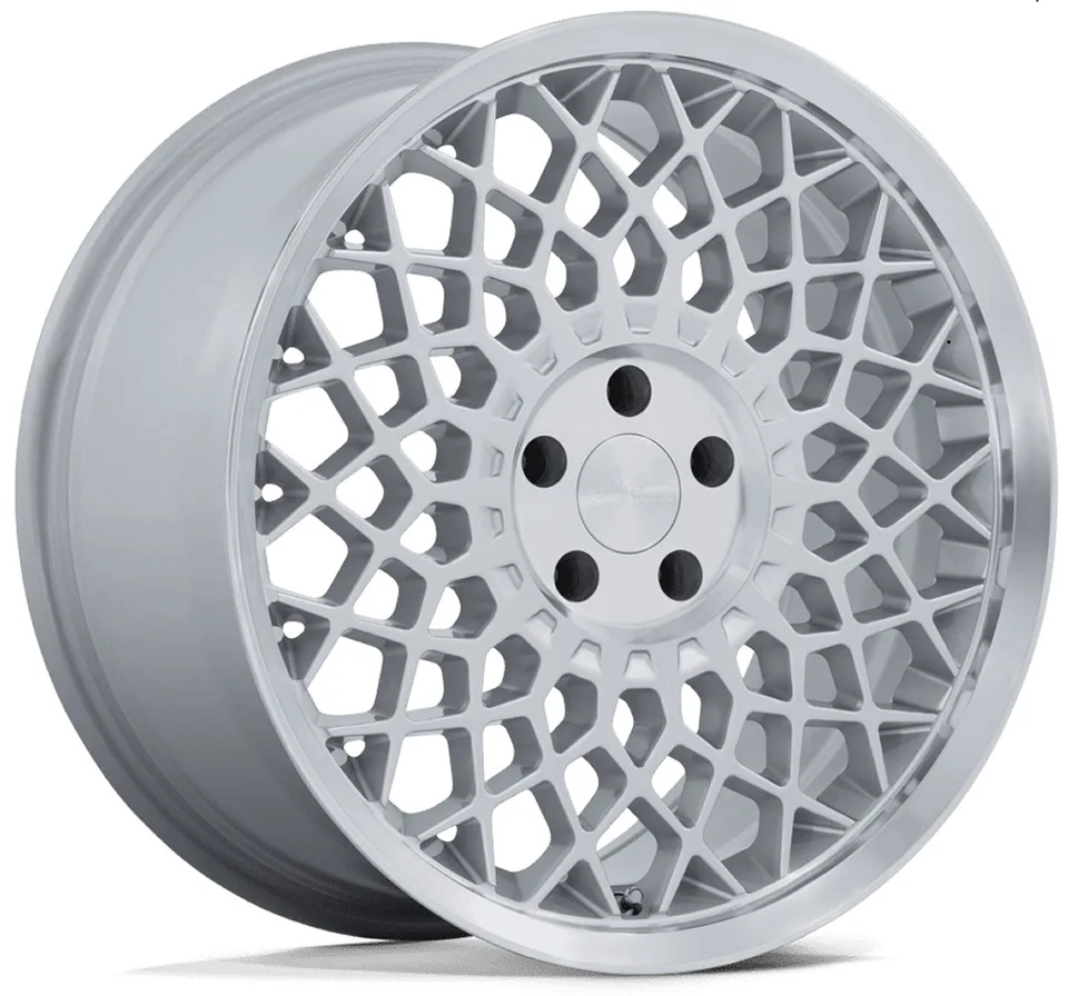 Rotiform CJJ Gloss Silver Machined Lip RC212 1 of 2