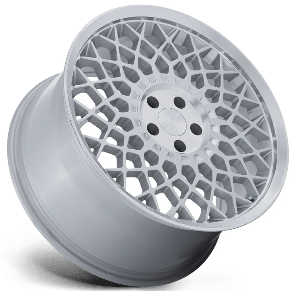 Rotiform CJJ Gloss Silver Machined Lip RC212 2 of 2