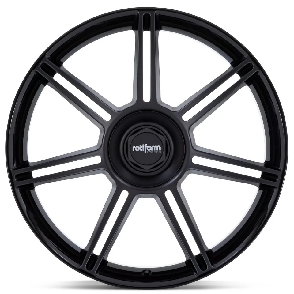 Rotiform Forged FRA Gloss Black w/ Matte Black Spokes R907 3 of 3