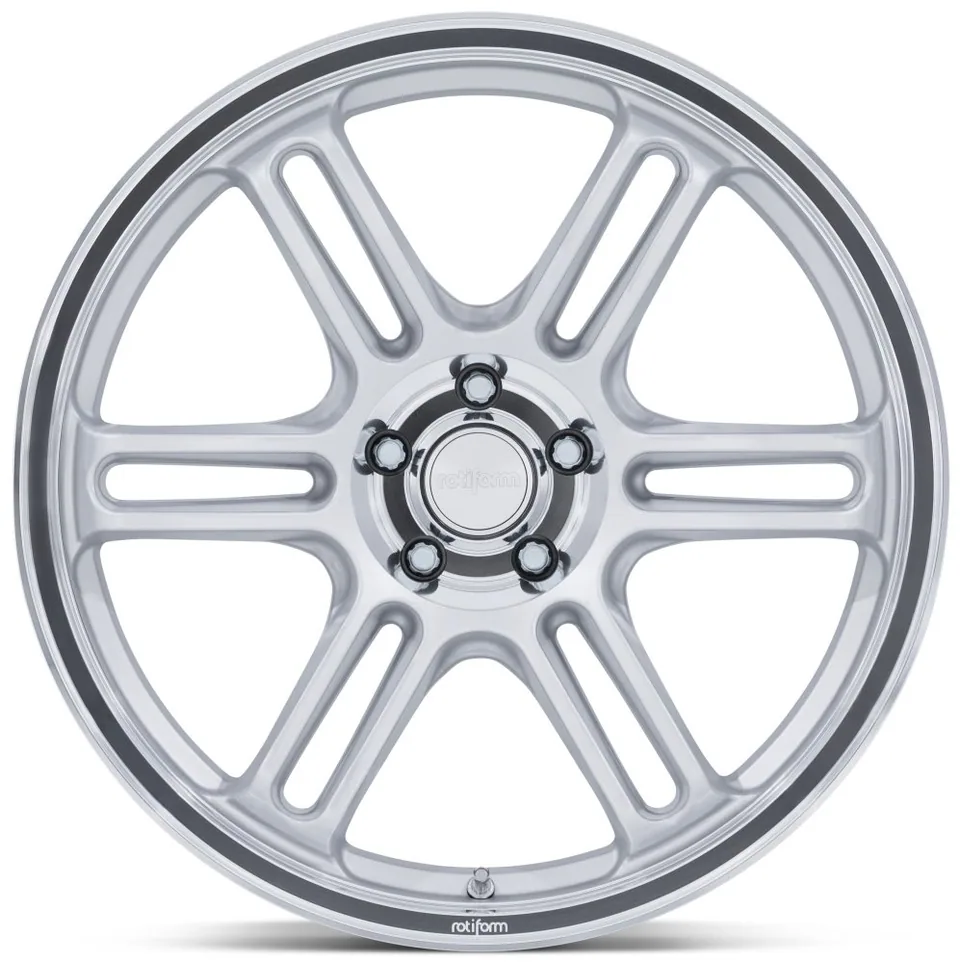Rotiform RPS Matte Silver w/ Diamond Cut Lip RC209 2 of 4
