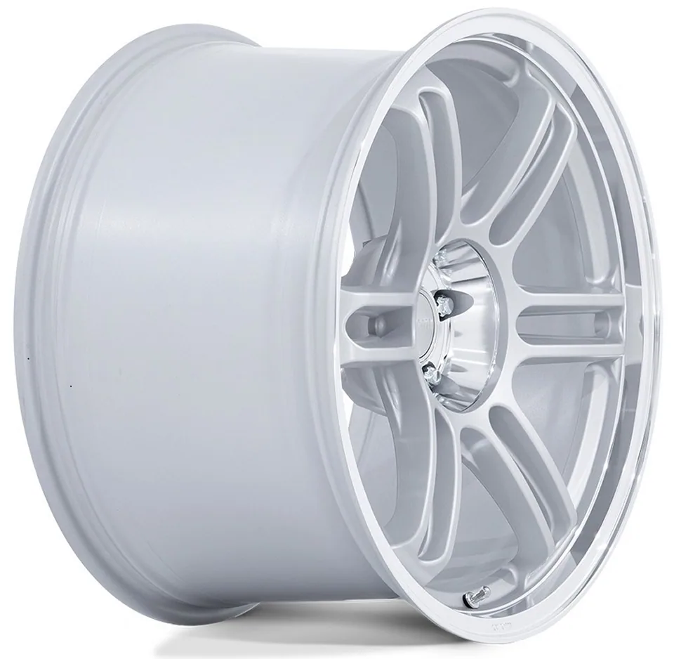 Rotiform RPS Matte Silver w/ Diamond Cut Lip RC209 3 of 4