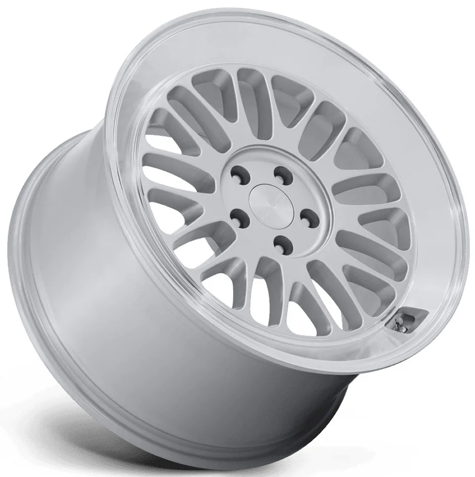 Rotiform SCP Gloss Silver w/ Diamond Cut Lip RC214 2 of 2