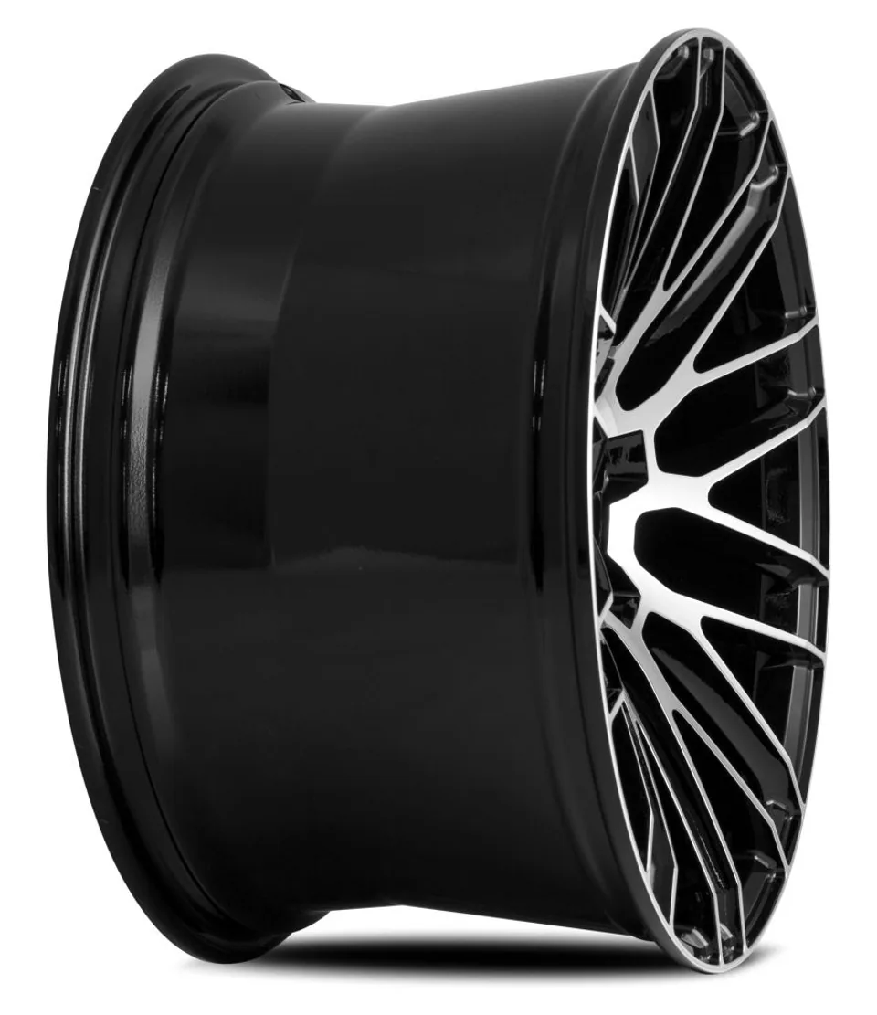 Savini Black Di Forza BM13 Gloos Black w/ Machined Face 2 of 3