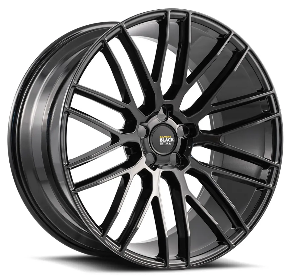 Savini Black Di Forza BM13 Gloos Black 1 of 3