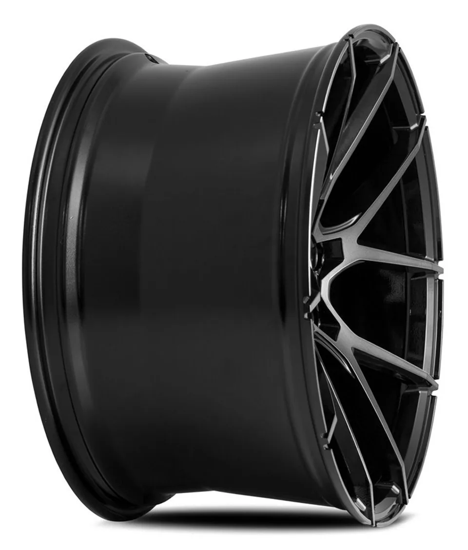 Savini Black Di Forza BM14 Gloss Black w/ Double Dark Tint Face 2 of 3