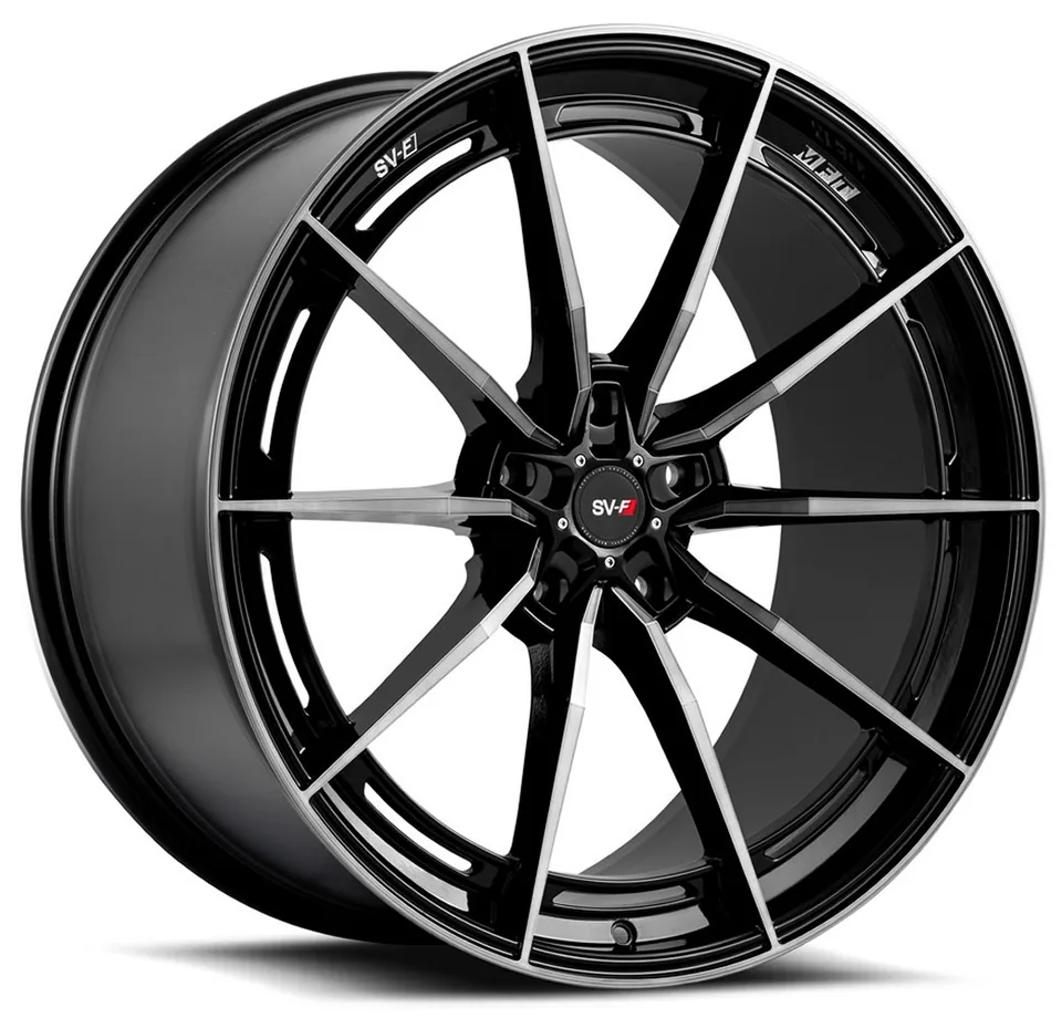 Savini SV-F1 Double Dark Tint w/ Gloss Black 1 of 6