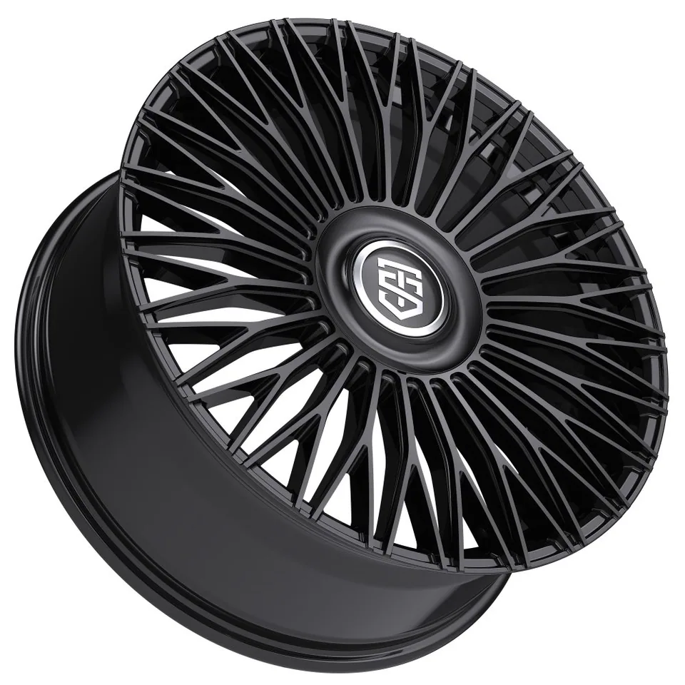 TIS Motorsports 507B Gloss Black 5x112 3 of 3