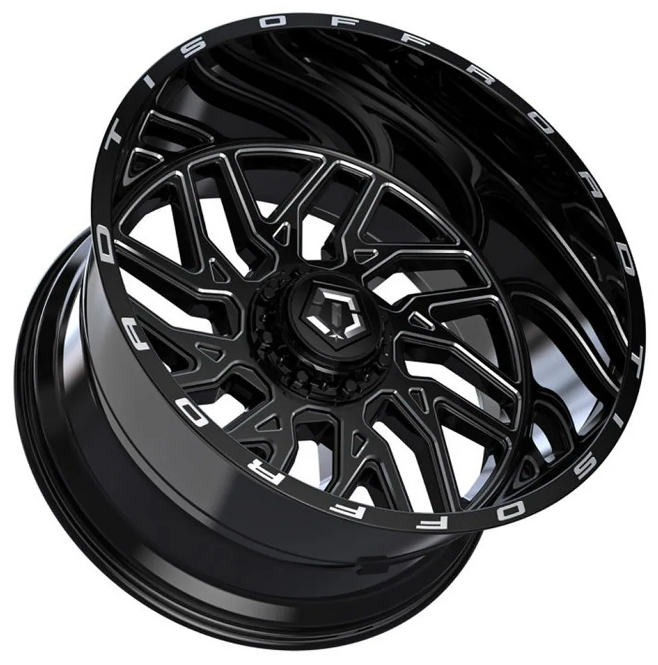 TIS Off-Road 544BM Gloss Black Milled 2 of 3