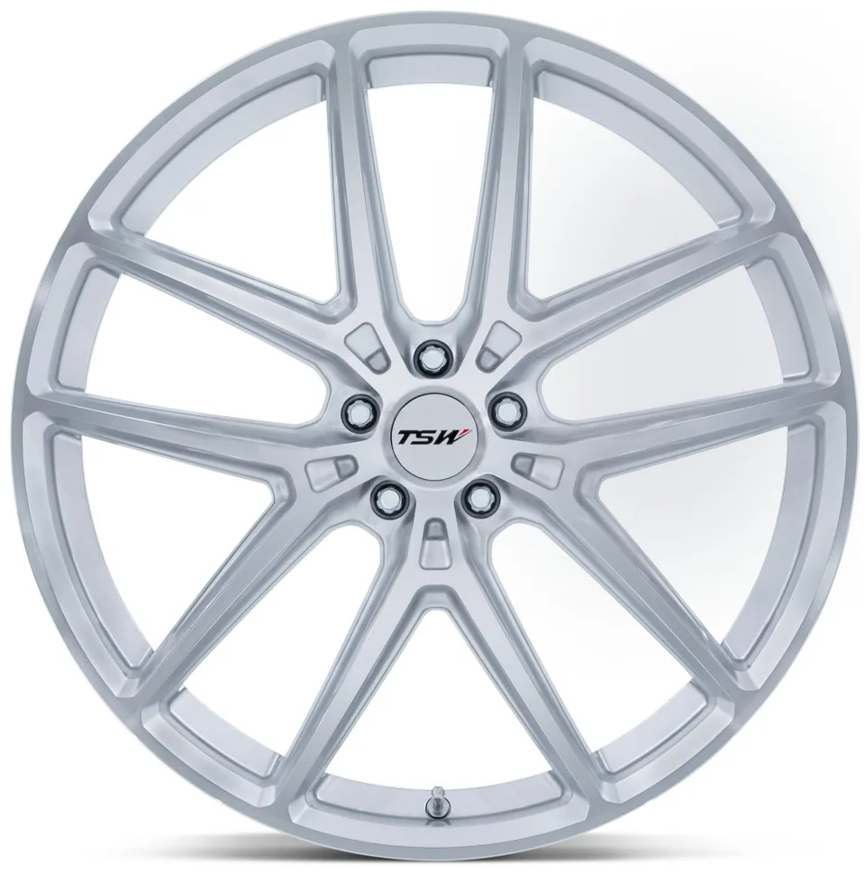 TSW TW006 Imola Gloss Silver Machined 2 of 3
