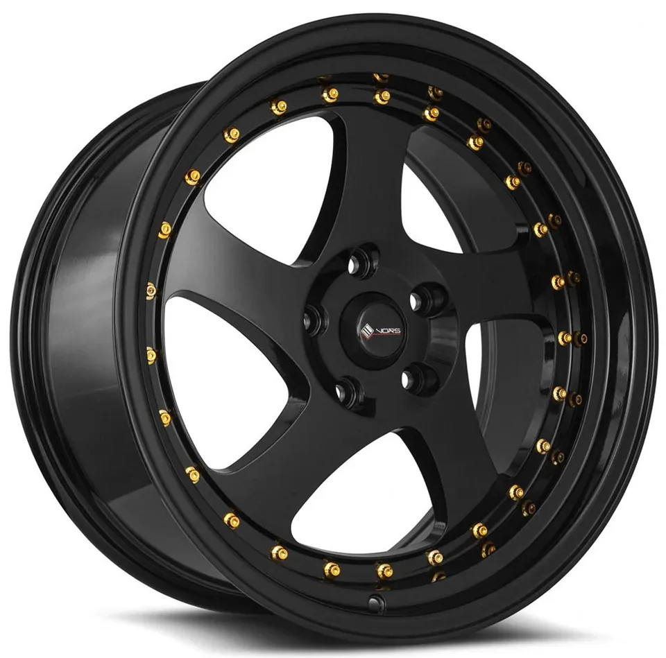 Vors VR2 Glos Black w/ Gold Rivets 1 of 1