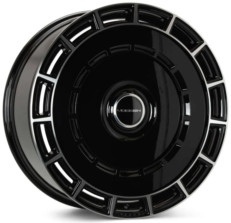 Vossen HF-9 Gloss Black Machined 1 of 1