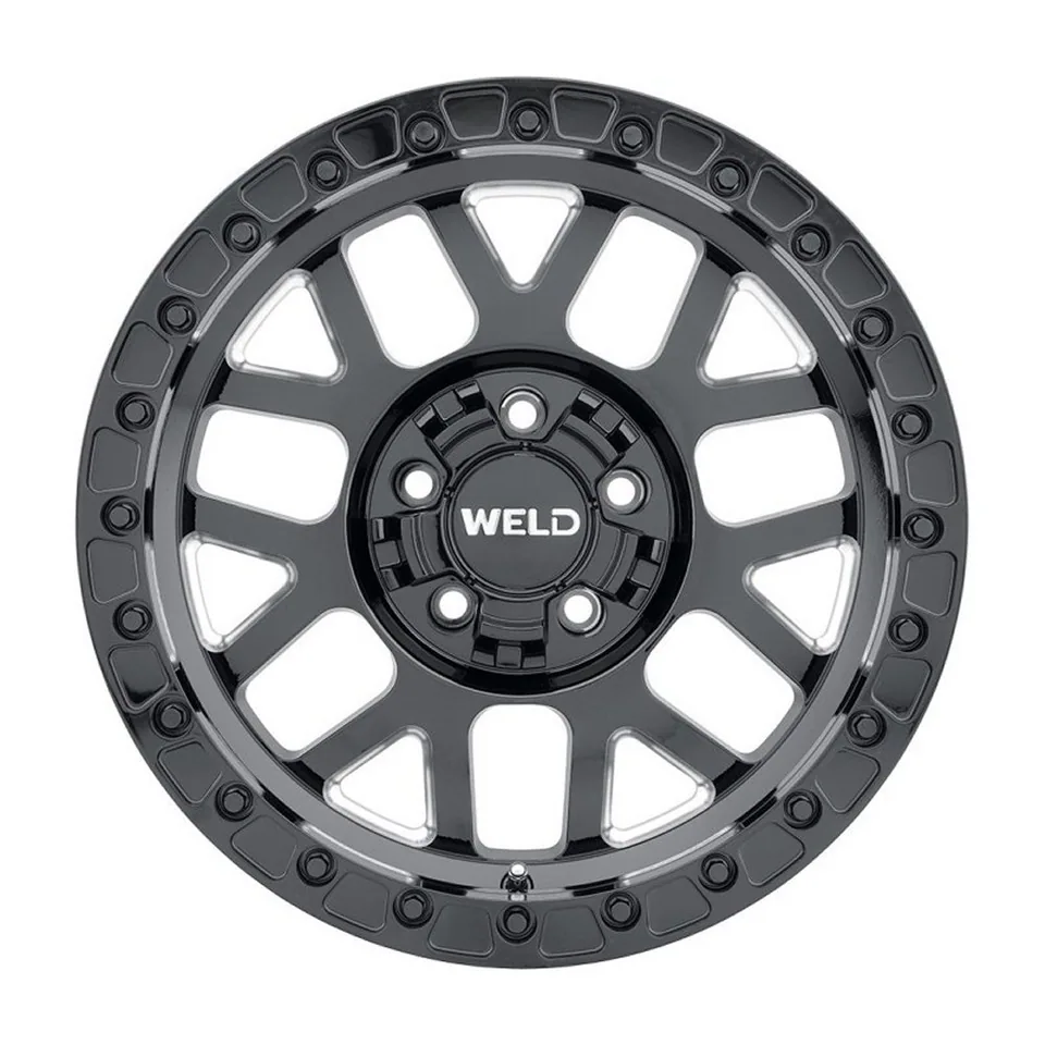 Weld Off-Road Cinch Beadlock W902 Gloss Black Milled 5x5/127 9 of 12