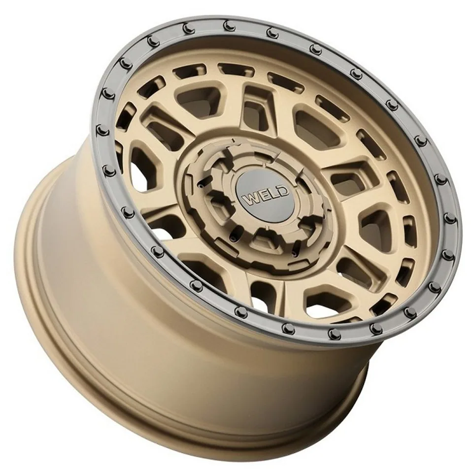 Weld Off-Road Crux W120 Satin Bronze w/ Satin Black Lip 5x4.5/114.3 3 of 3