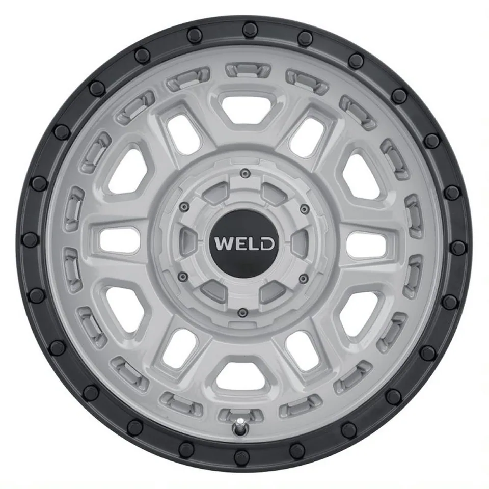 Weld Off-Road Crux W169 Gloss Armor Gray w/ Satin Black Lip 5x4.5/114.3 2 of 3
