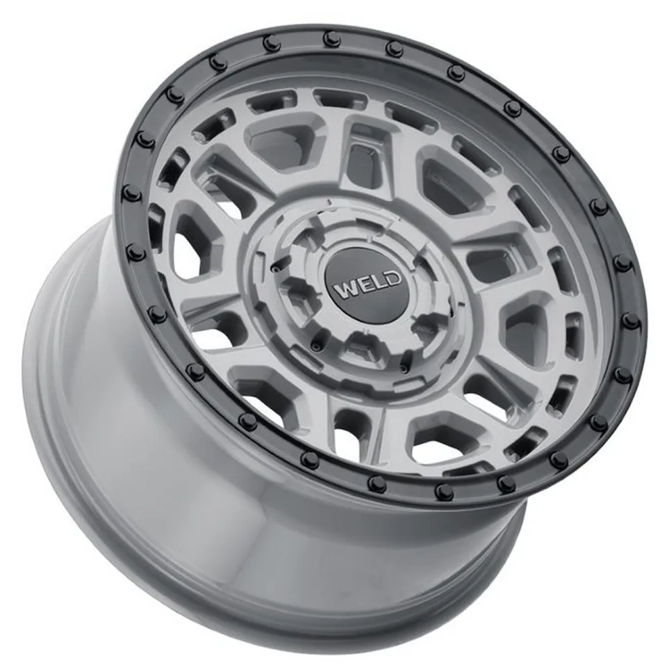 Weld Off-Road Crux W169 Gloss Armor Gray w/ Satin Black Lip 5x4.5/114.3 3 of 3