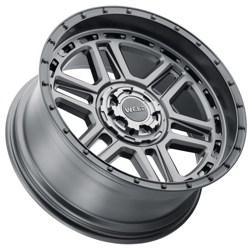 Weld Off-Road Crux W221 Satin Gunmetal w/ Satin Black Lip 6x135 3 of 3