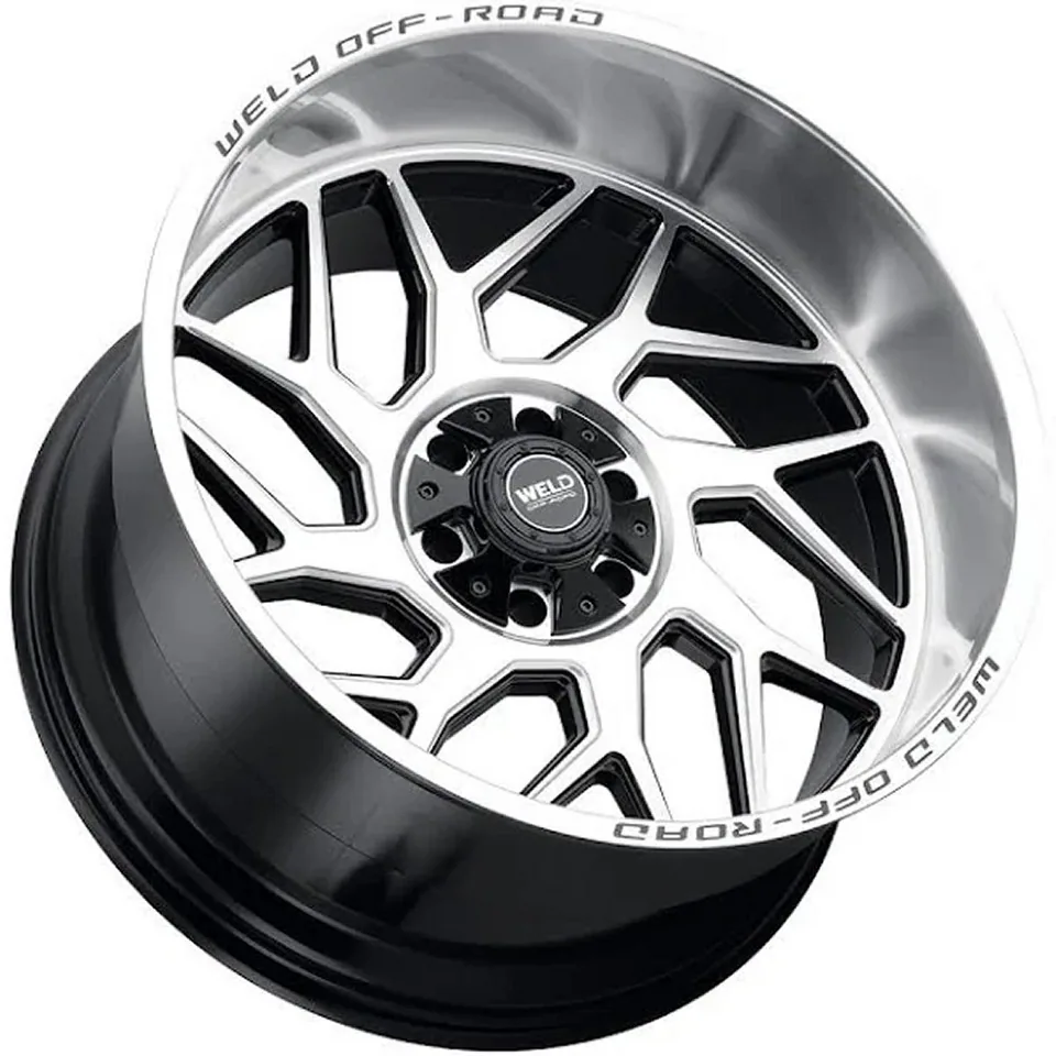 Weld Off-Road Fulcrum W118 Gloss Black Machined 6x135 3 of 3