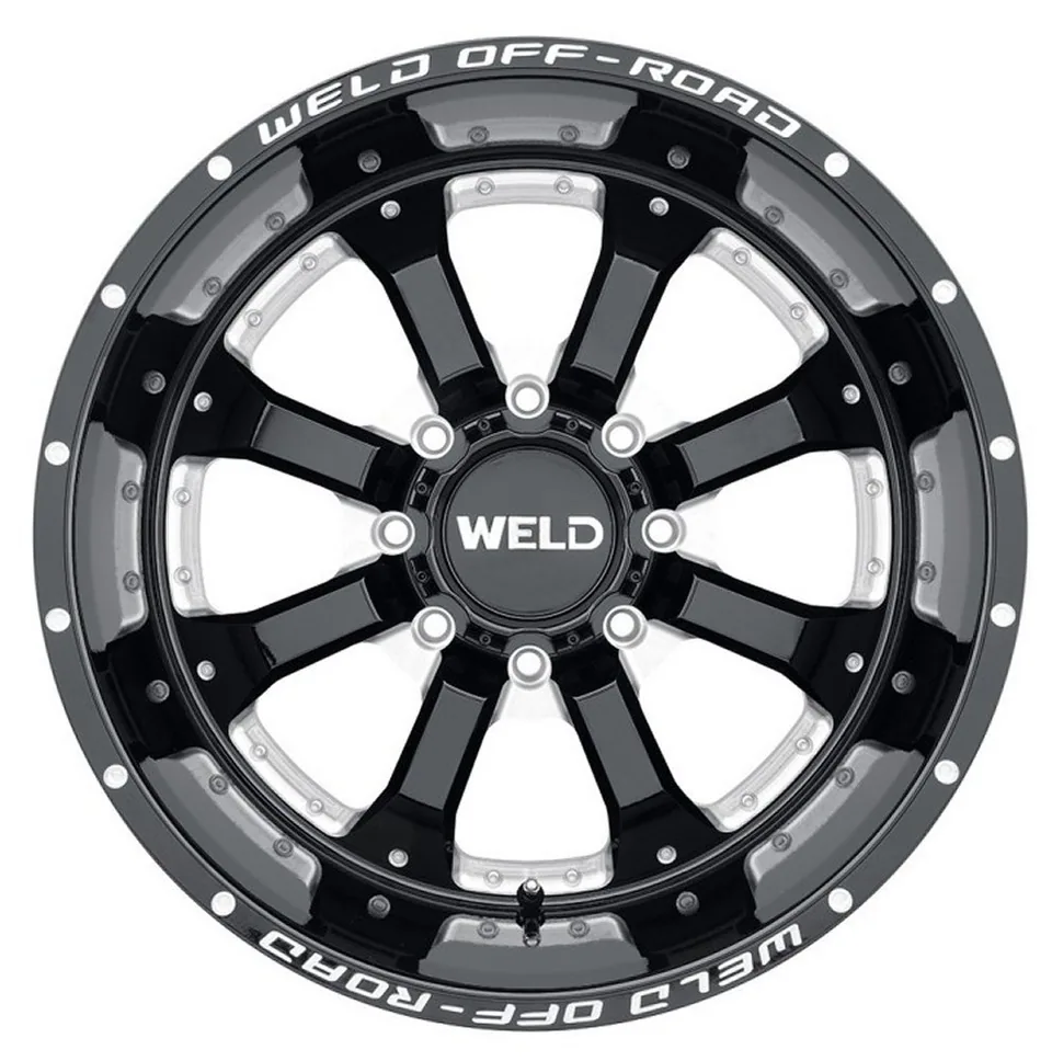Weld Off-Road Granada Eight W125 Gloss Black Milled 3 of 3