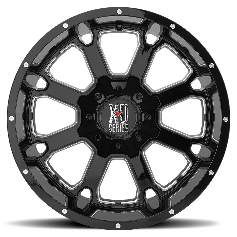 XD Series XD825 Buck 25 Gloss Black Milled 6x135 2 of 3