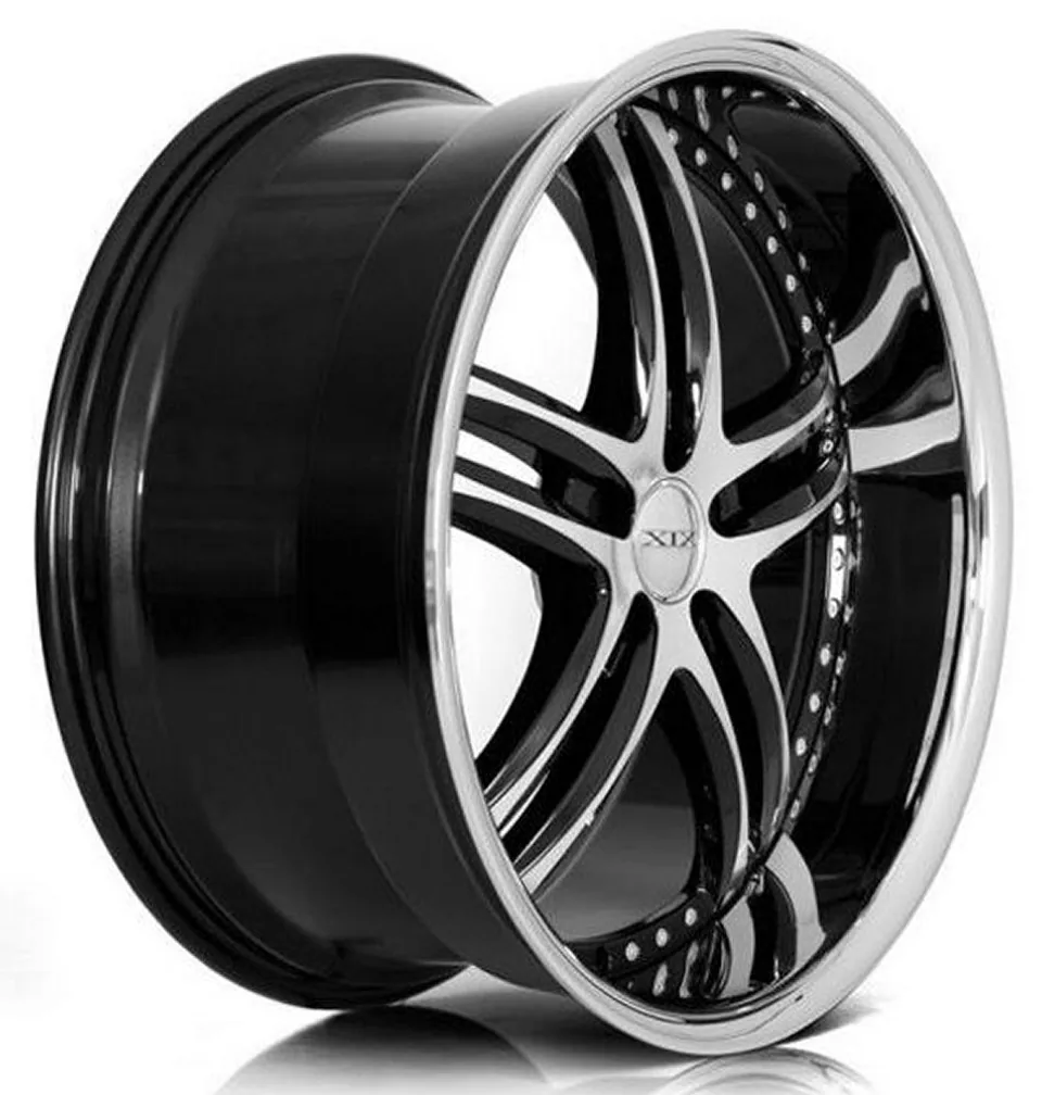 XIX X15 Gloss Black Machined w/ Chrome Stainless Steel Lip 4 of 4