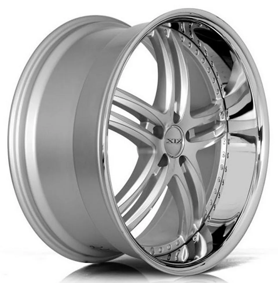 XIX X15 Silver Machined w/ Chrome Stainless Steel Lip 2 of 3