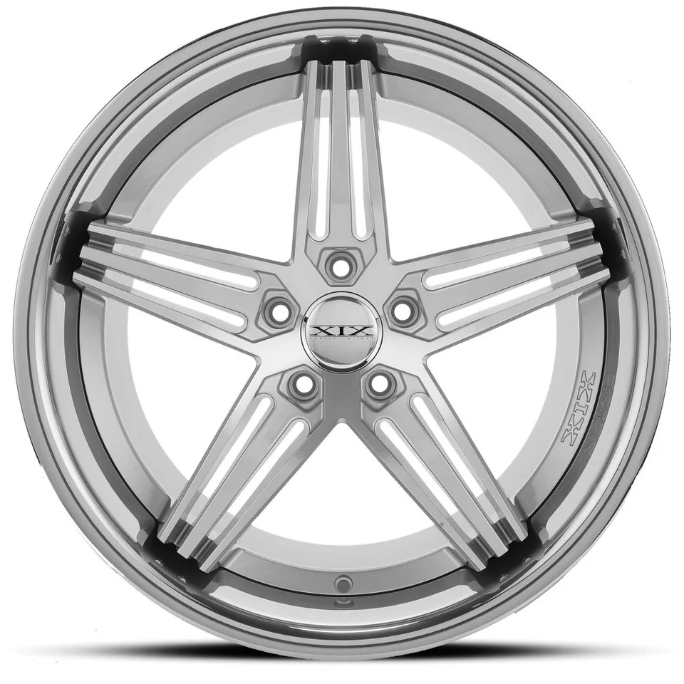 XIX X63 Silver Machined w/ Stainless Steel Lip 2 of 3